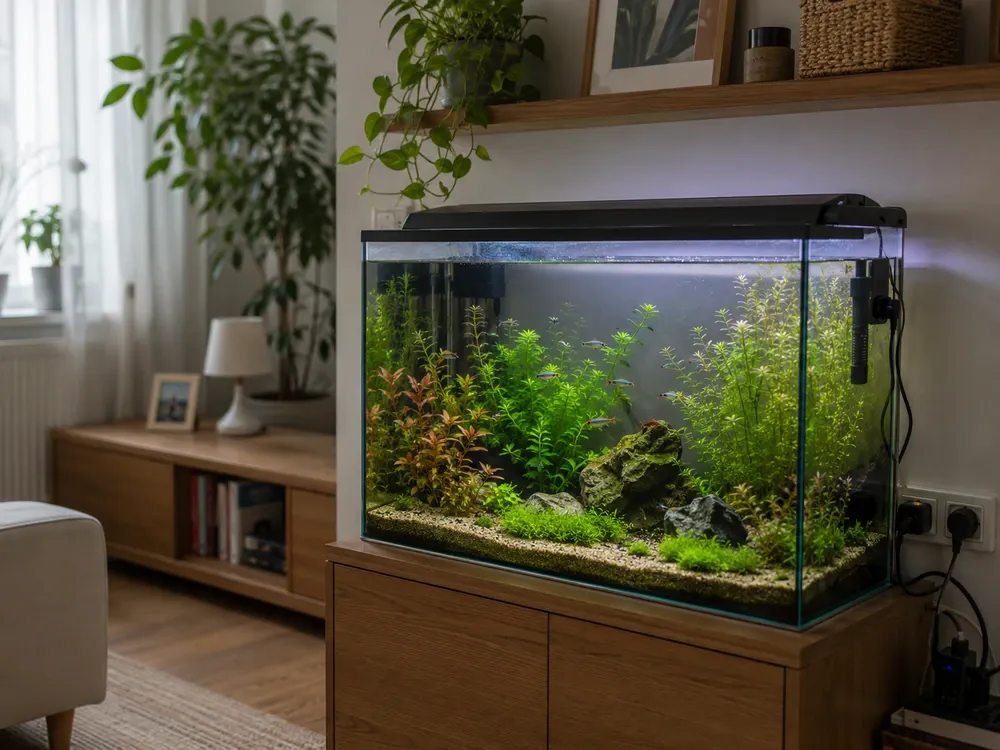 Symbolbild zu Aquariumstromkosten einordnen: Heizung, Licht und Pumpe realistisch rechnen